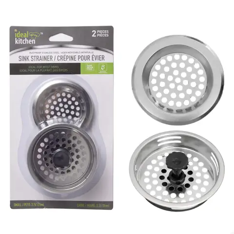 2pcs high and low floor drain