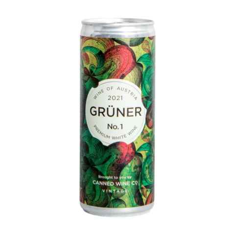 2022 Vibrant and Zesty Gruner Organic, Canned Wine Co