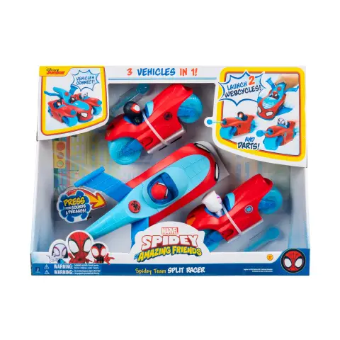 Spidey & His Amazing Friends Split Racer Deluxe Feature Vehicle