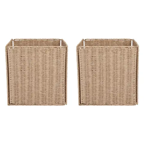Cubed Lot de 2 organisateurs en cubes pliables