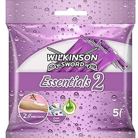 Wilkinson Sword Essentials 2 Wegwerpscheermesjes voor Dames 5 stuks