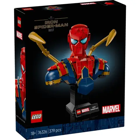 LEGO Marvel superhelden Iron Spider-Man buste bouwset - 76326, 379 stuks