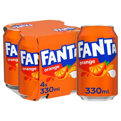 Fanta Orange 4 X 330ml