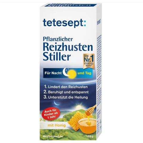 tetesept Kräuterhustenstiller Tag & Nacht 168 g
