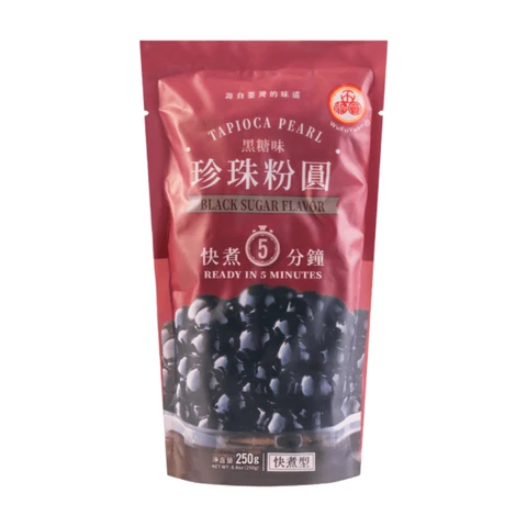Wu Fu Yuan Tapiokaperlen schwarz mit Zucker 250g