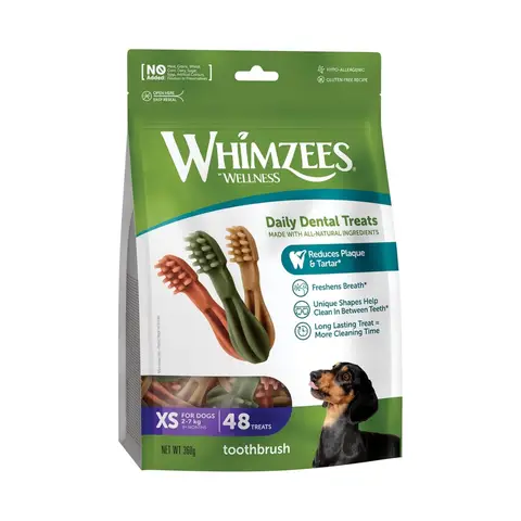 WHIMZEES Toothbrush XSmall 70mm (48Pk)
