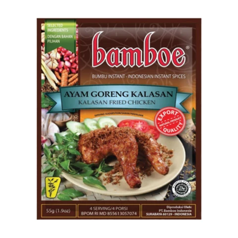 Bamboe Gewürzmischung für gebratenes Hähnchen Kalasan-Geschmack 69 g