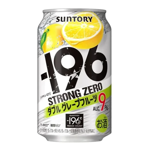 Suntory Strong Zero Double Grapefruit Sour 350ml