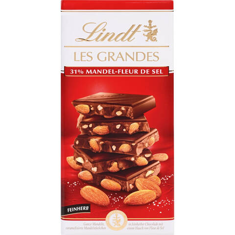 Lindt Les Grandes Mandelsalztafel, 150 g