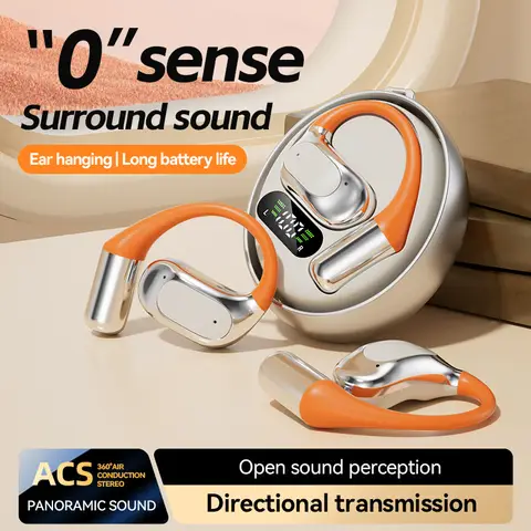 Le casque de traduction Voxis M113 BEige AI prend en charge la traduction en temps réel dans 150 langues et convient aux études, aux voyages et aux affaires.
