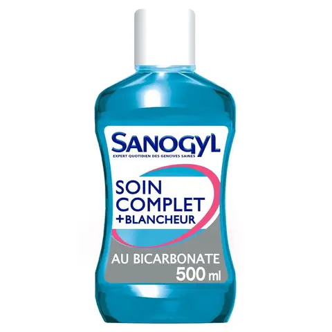 SANOGYL - Bain De Bouche Soin Complet Blancheur Bicarbonate - 500ml