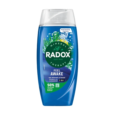 Radox 1.25 Feel Awake 2-in-1 Body Wash & Shampoo 225ml