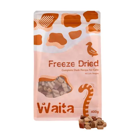 Waita Freeze Dried Complete Food for Cat - Duck Recipe 400g