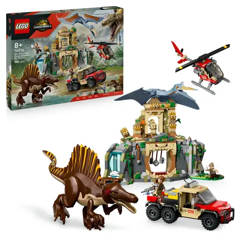 LEGO Jurassic World 76976 Mission aérienne avec le spinosaure et le quetzalcoatlus