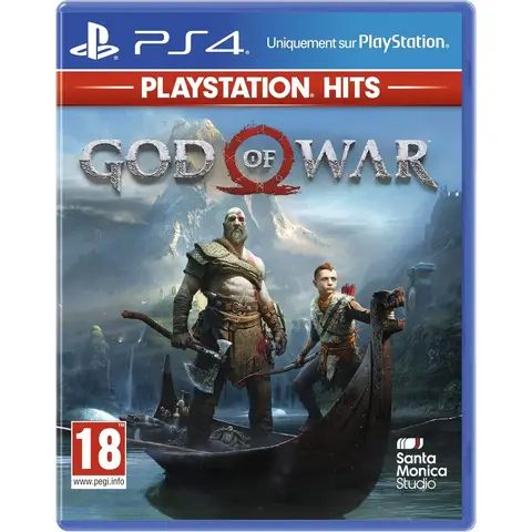 Sony PlayStation Hits God of War PS4 - Jeu vidéo d'action-aventure - Version physique avec CD en français - 1 joueur - PEGI 18