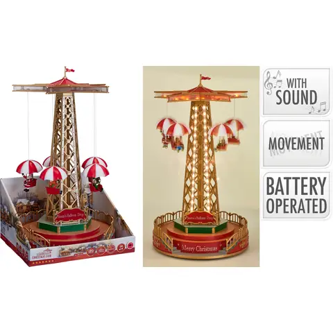 Weihnachtslandschaft Karussell LED 45cm Christmas/Weihnachten