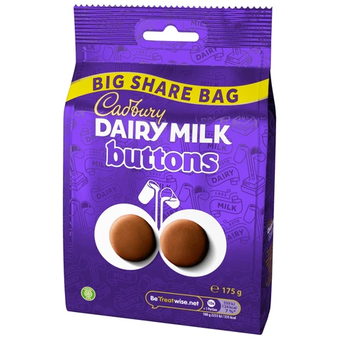 Cadbury Dairy Milk Giant Buttons 175g