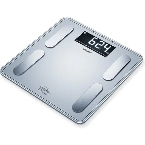 Beurer BF405 - Slimme weegschaal - Bluetooth lichaamsanalyse 200 kg, voor 8 gebruikers
