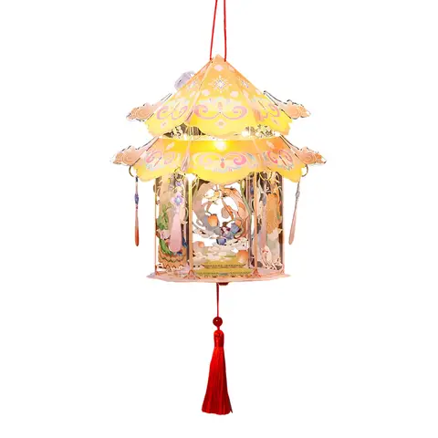 Spring Festival 1-teiliges Set mit royalen Stil-Heiratsdekorationen, Heiratsparty-Raumdekorationen für Neujahr & Mondkuchenfest, Variante B (keine Lichter enthalten), Neujahr-Angebot, Top-Geschenkideen