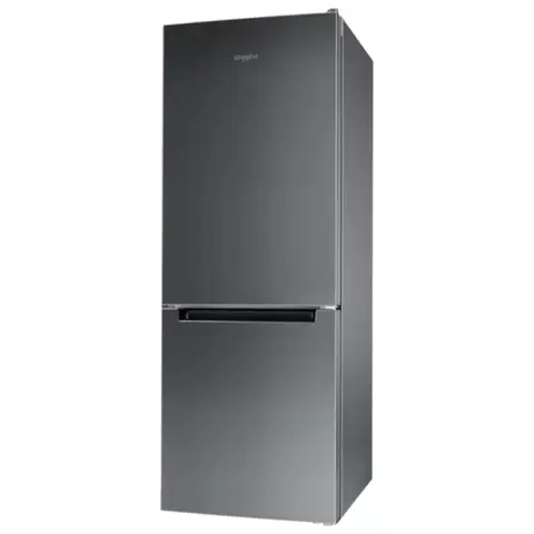 Whirlpool W5611EX Réfrigérateur Combiné 272 L - Acier Inoxydable – Pose Libre – Refroidissement Statique - Classe A+