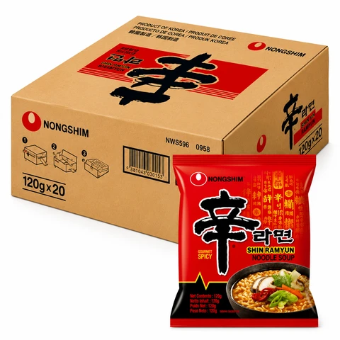 Nongshim Koreaanse Shin Ramyun instantnoedels 20 x 120 g