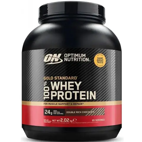 Optimum Nutrition Gold Standard 100 % Whey Poudre de Protéine Chocolat Double Riche 2,02 kg (65 Portions)