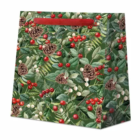 Luxury Botanical Collection Winter Foilage Large Gift Bag
