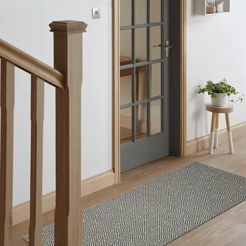 Washamat Runner Prague Charcoal 67x180cm