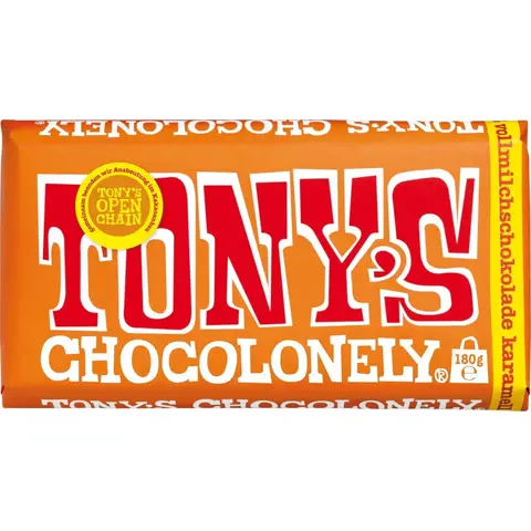 Tony's Chocolonely Karamell-Meersalz-Schokolade 180 g