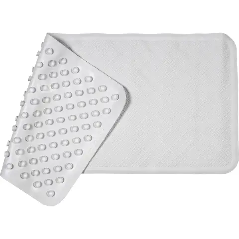 Croydex Bath Mat Rubagrip White 34x90cm