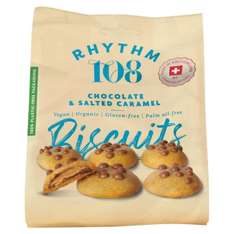 Rhythm 108 Chocolate Salt Caramel Biscuit - 135G