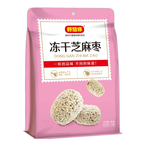 Haoxiangni Freeze dried sesame jujube好想你冻干芝麻枣200g