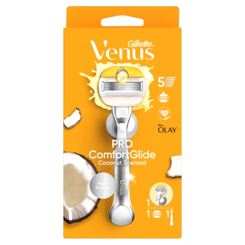 Gillette Venus Pro ComfortGlide Coconut Scented Women’s Razor 1 Refill Razor