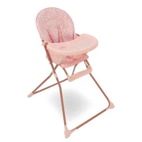 My Babiie MBHC1 Compact Highchair Pink Dalmatian