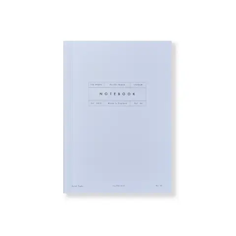 Katie Leamon A5  Notebook Lined Paper 100GSM Cornflower Blue
