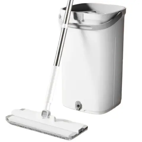 J.ZAO Flat Mop and Bucket with Clean and Dirty Water Separation System