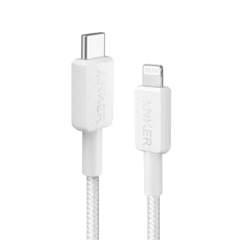 Anker USB-C to Lightning Charging Cable 0.9M, White