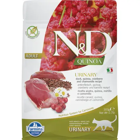 Farmina N&D Quinoa Cat Urinary Duck 300 gr.