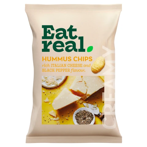Eat Real Italian Cheese & Black Pepper - 110G