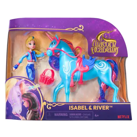 Unicorn Academy Small Doll Isabel & River