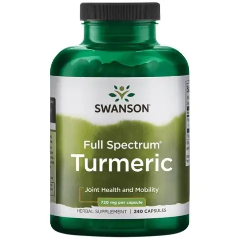 Swanson Full Spectrum Turmeric Joint Inflammation 720mg Capsules - 240 Capsules