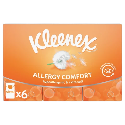 KLEENEX Allergy Comfort Tissues 6 Pocket Packs