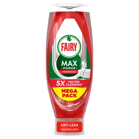 Fairy Max Power Washing Up Liquid Pomegranate 730ml