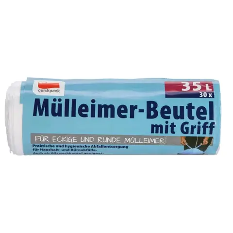 Quickpack Müllbeutel 35l 53x66cm 30 St