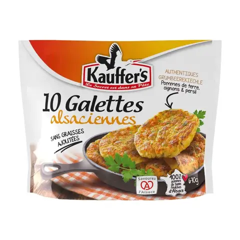 KAUFFER'S Galettes de Pommes de Terre x10 670g