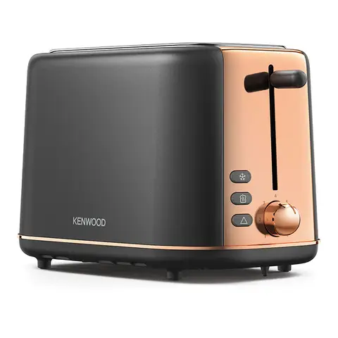 Kenwood Abbey Lux 2 Slice Toaster, Dark Grey, TCP05.C0DG