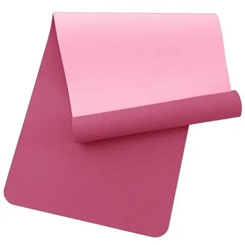 Good Nite Yogamatte Trainingsmatte für das Heim-Fitnessstudio rutschfest Yogamatte für Damen und Herren dicke Trainingsmatte mit Tragegurt umweltfreundliches TPE 183 x 61 x 0,6 cm (Pflaume/Rosa)