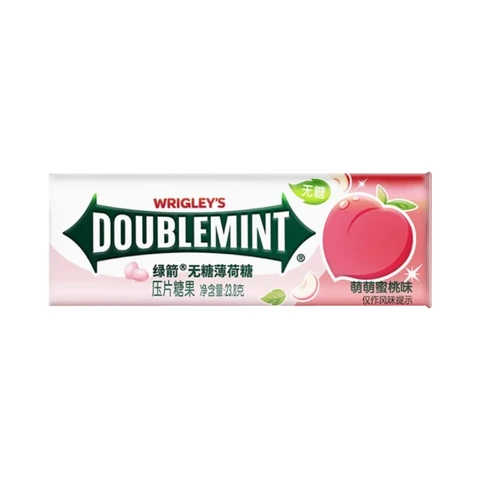 WRIGLEY’S MINT CANDY SUGAR FREE (PEACH FLAVOUR) 23.8G