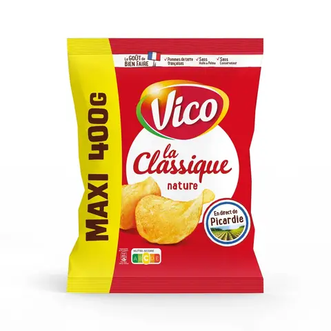 Vico Chips La Classique nature - 400 g