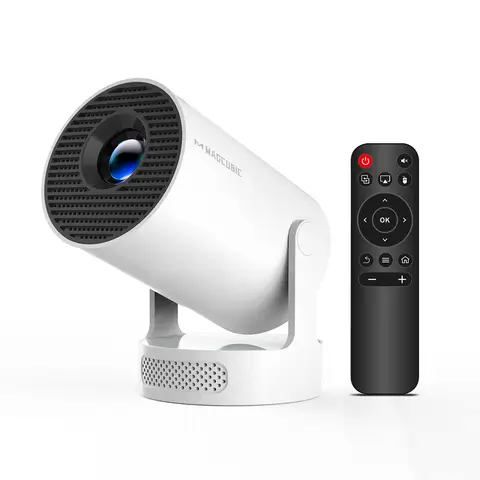 MAGCUBIC HY300Pro+-W Mini projecteur compatible 4 K avec WiFi 6 & BT 5.4